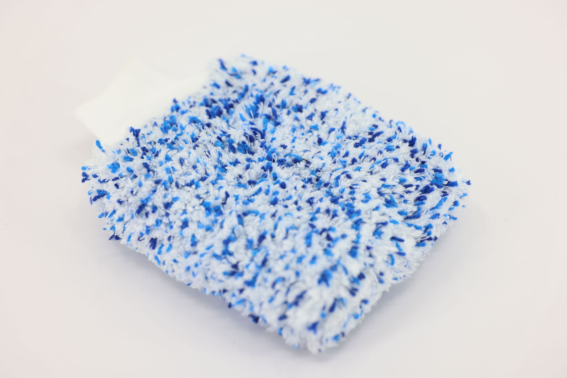 三色纤维超细纤维洗车手套