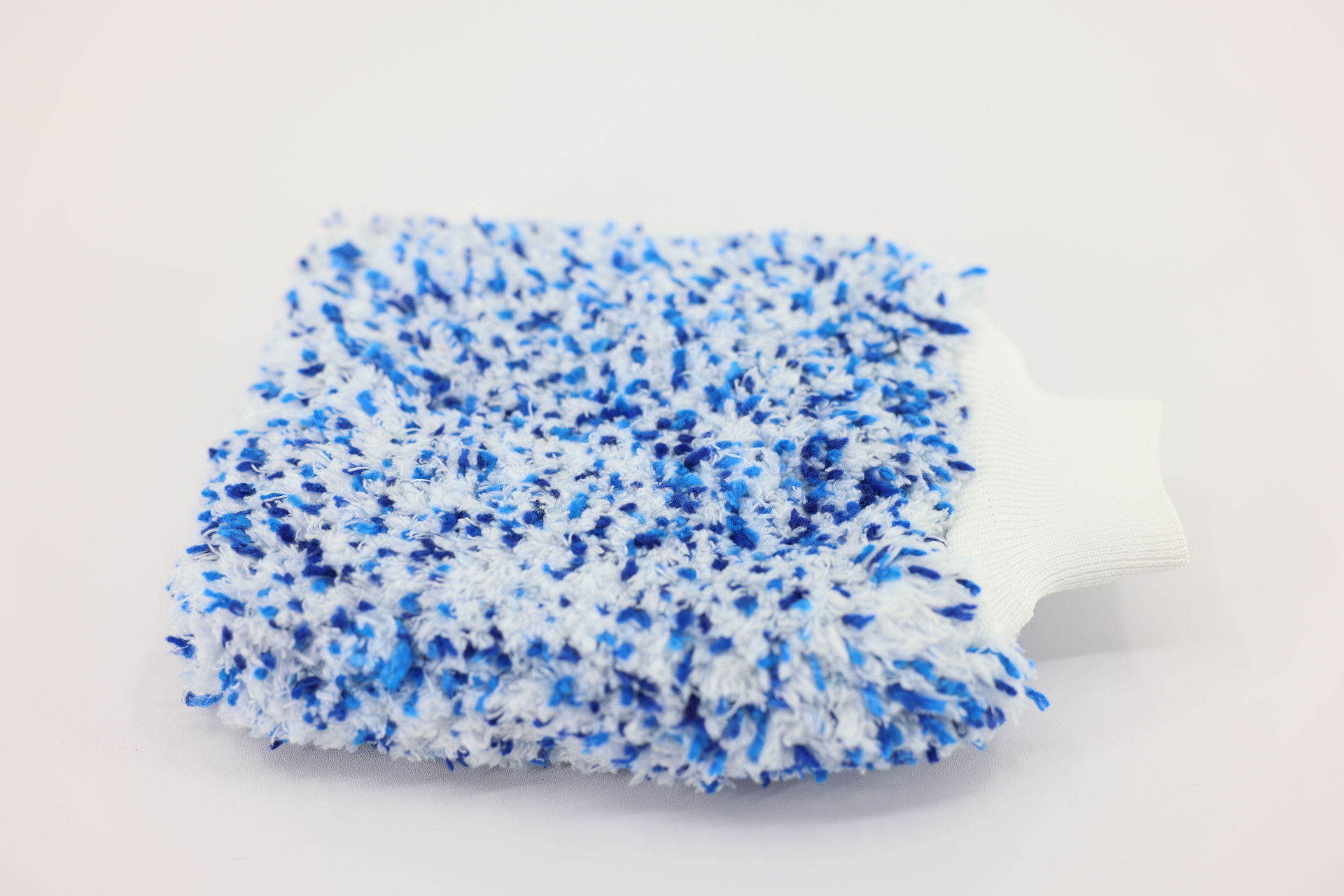 三色纤维超细纤维洗车手套